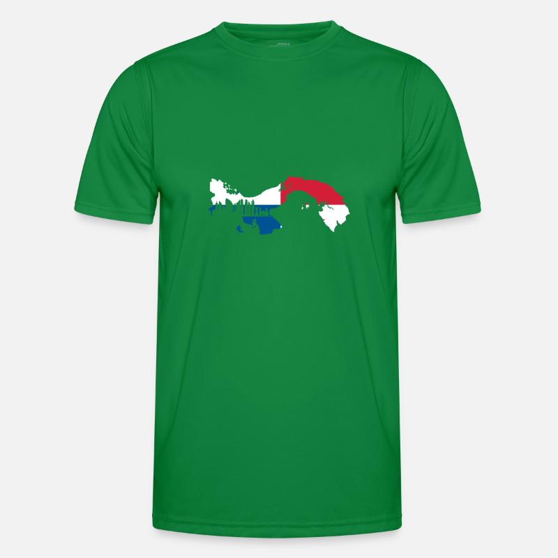 Panama Flag Men's Functional T-Shirt