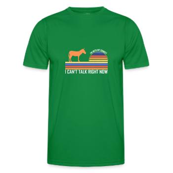 Esel - Männer Funktions-T-Shirt - Kelly Green - Vorne - AI Model Male 178 dark (178cm)
