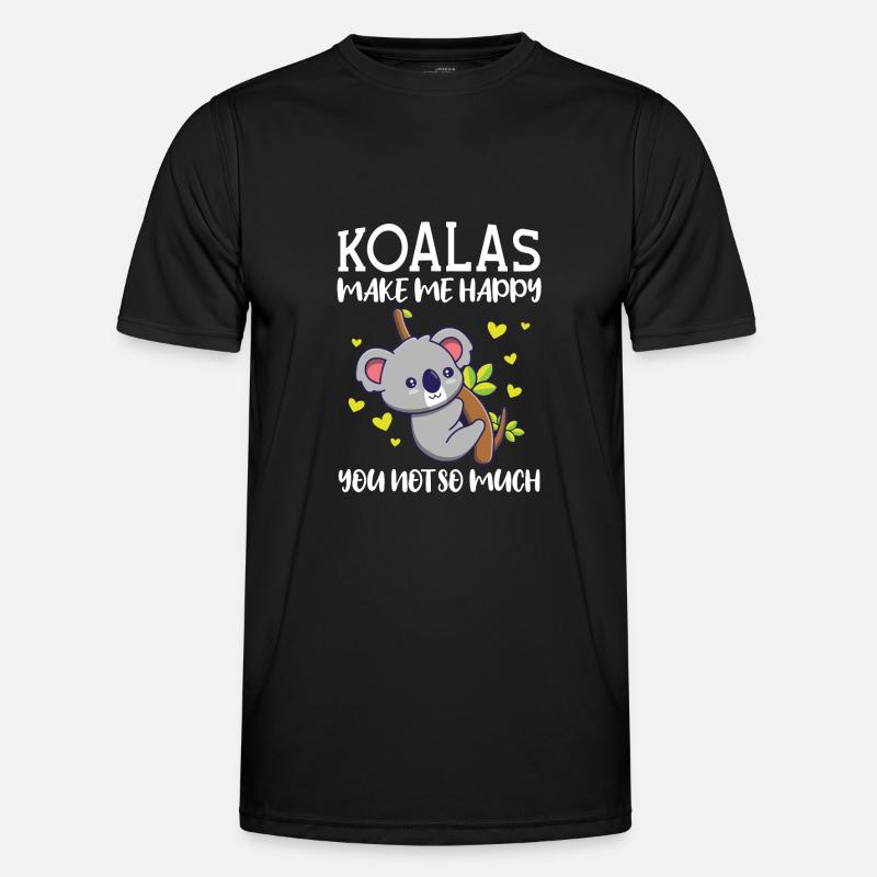 Koala Koala Koala's Gift - Men's Functional T-Shirt - black