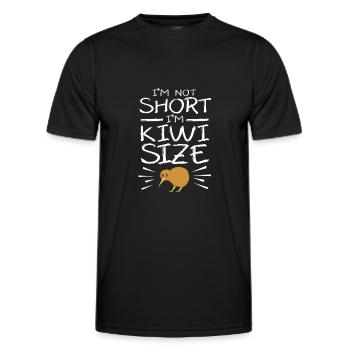 kiwi-oiseau kiwi - T-shirt sport Homme - noir - Devant - AI Model Male 178 dark (178cm)