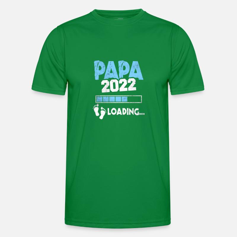 Werdender Papa 2022 Loading Nachwuchs Vater Männer Funktions-T-Shirt