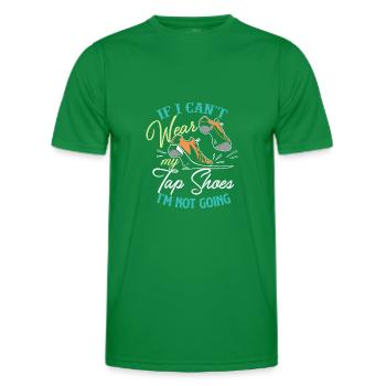 Stepptanze Professeur de danse cadeau - T-shirt sport Homme - vert - Devant - AI Model Male 178 dark (178cm)