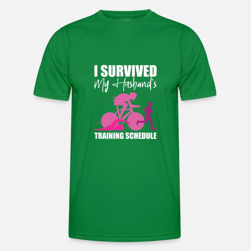 I Survived My Husband's Training Schedule 2 Männer Funktions-T-Shirt