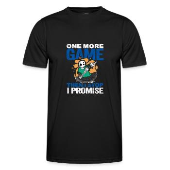Gamer Gaming Jeux vidéo Jeux vidéo - T-shirt sport Homme - noir - Devant - AI Model Male 178 dark (178cm)