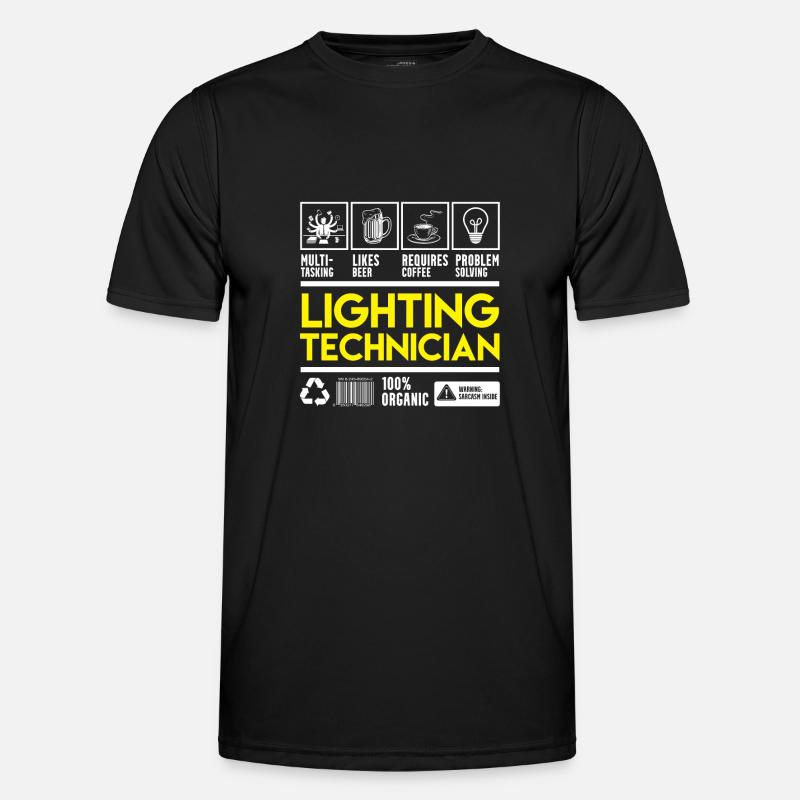 Light Technician - Men's Functional T-Shirt - black