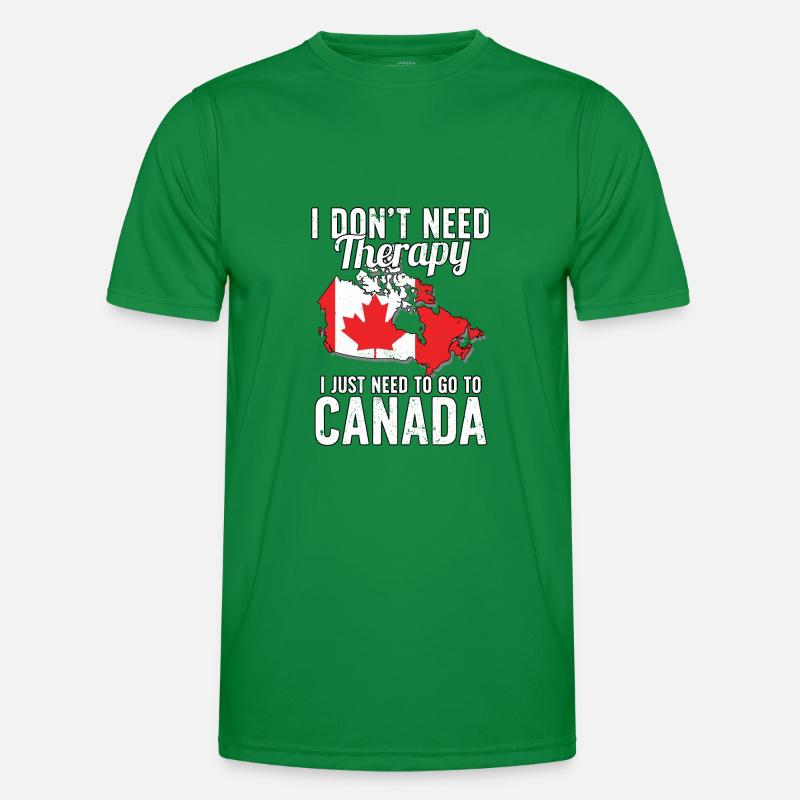 Drapeau du Canada I Souvenirs canadiens T-shirt sport Homme