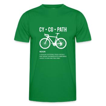 Cycopath - Männer Funktions-T-Shirt - Kelly Green - Vorne - AI Model Male 178 dark (178cm)