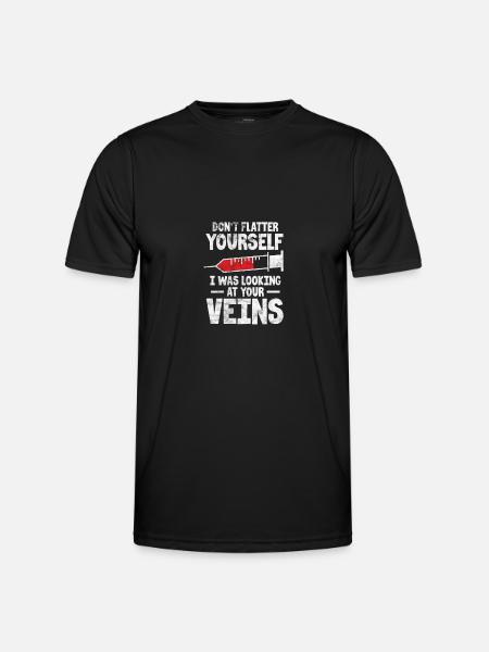 Anesthesia Anesthesiologist doctor medicine gift - Men's Functional T-Shirt - black