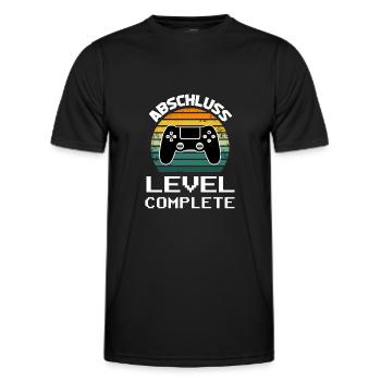 Abschluss Grundschule Schulabschluss Geschenk - Männer Funktions-T-Shirt - Schwarz - Vorne - AI Model Male 178 dark (178cm)
