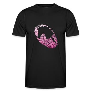 Hobby Horse - Männer Funktions-T-Shirt - Schwarz - Vorne - AI Model Male 178 dark (178cm)
