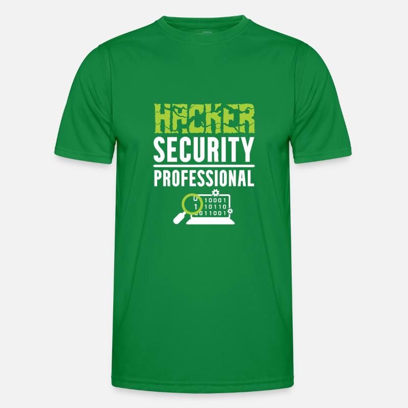Hacker Security Professional Männer Funktions-T-Shirt