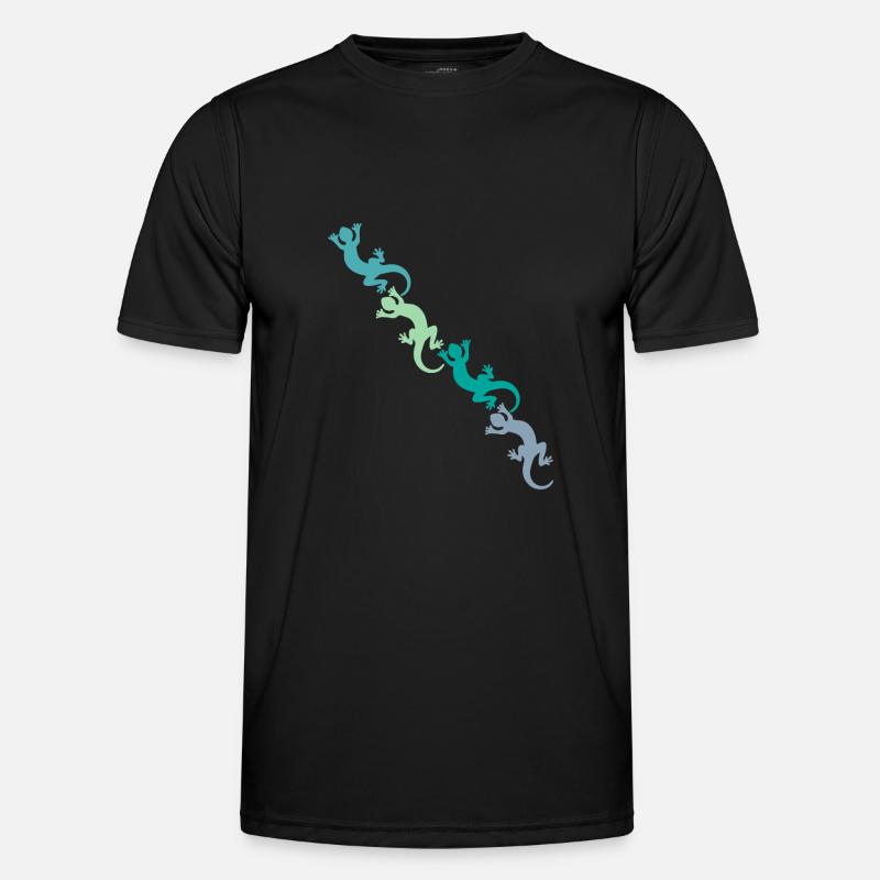 Eidechsen Männer Funktions-T-Shirt