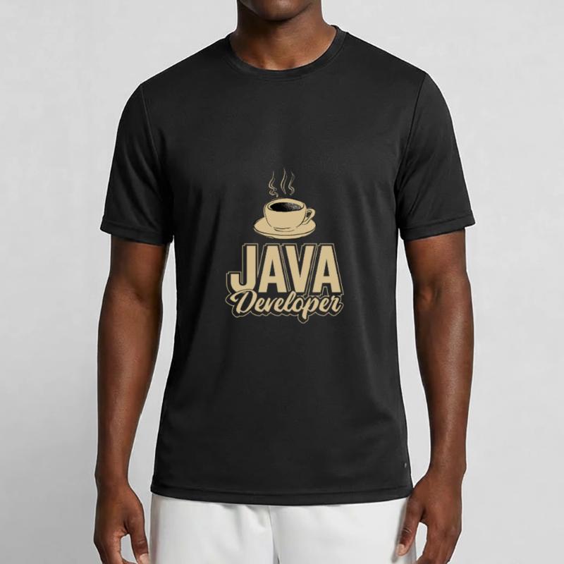 Java Developer Coffee Kaffee Männer Funktions-T-Shirt