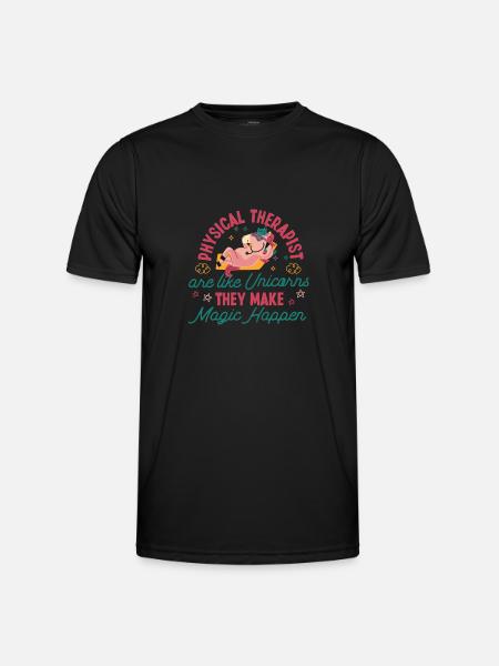 Physical Therapist Therapy - Men's Functional T-Shirt - black