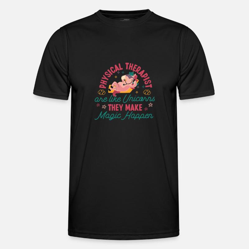 Physical Therapist Therapy - Men's Functional T-Shirt - black