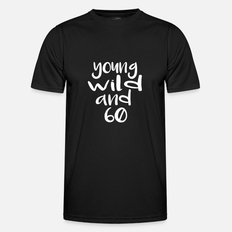 young and 60 - Men's Functional T-Shirt - black