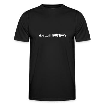Evolution Trike Motorcycle Tricycle Triker Trikes - Men's Functional T-Shirt - black - Front - AI Model Male 178 dark (178cm)