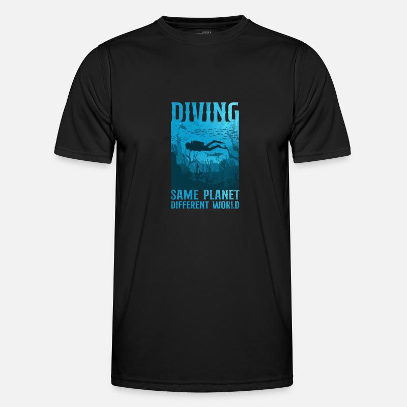 Scuba Diverg Diving Same Planet T-shirt sport Homme