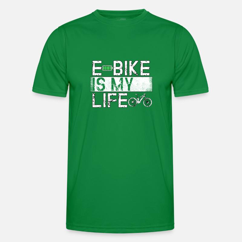 Ebike Cyclisme Retro E vélo vélo batterie vélo T-shirt sport Homme