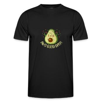 Avocado - T-shirt sport Homme - noir - Devant - AI Model Male 178 dark (178cm)