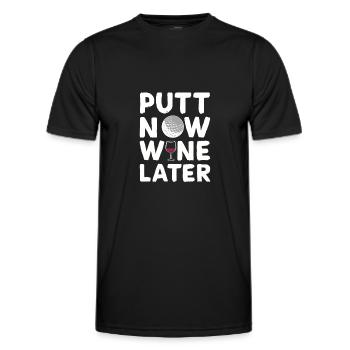 Golf Golfer Golfer Golfer Golf Course - Men's Functional T-Shirt - black - Front - AI Model Male 178 dark (178cm)