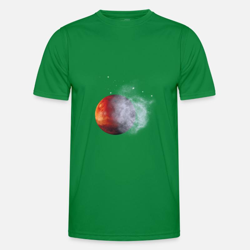 Space Space Space Rocket Sun Fog Men's Functional T-Shirt