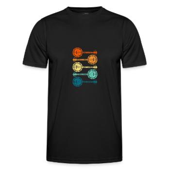 Banjo - T-shirt sport Homme - noir - Devant - AI Model Male 178 dark (178cm)