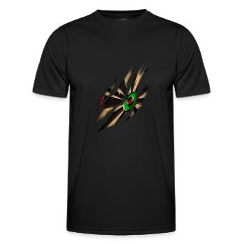 Fléchettes joueurs Fléchettes jeu de fléchettes - T-shirt sport Homme - noir - Devant - AI Model Male 178 dark (178cm)