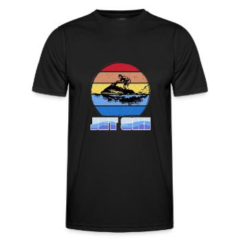 Jet Ski - T-shirt sport Homme - noir - Devant - AI Model Male 178 dark (178cm)
