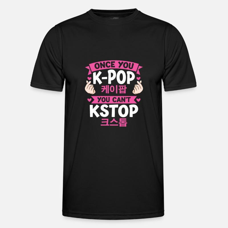 K-Pop K-Pop Cadeau coréen T-shirt sport Homme