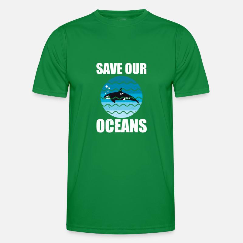Save our Ocean Orca Killer whale Men's Functional T-Shirt