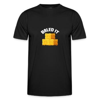 Agriculteur Agriculture Agriculture Agritourisme Cadeau - T-shirt sport Homme - noir - Devant - AI Model Male 178 dark (178cm)