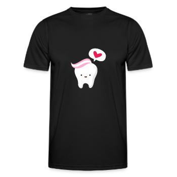 Dentiste Dentiste Dentiste Dentist Dents Cadeau - T-shirt sport Homme - noir - Devant - AI Model Male 178 dark (178cm)