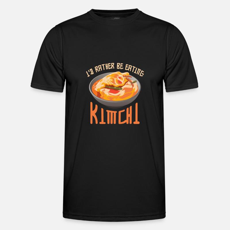Kimchi Lustig I'd rather be heating kimchi Männer Funktions-T-Shirt