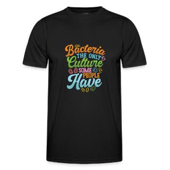 Microbiologist Microbiology Lab Staph Gift Idea - Männer Funktions-T-Shirt - Schwarz - Vorne - AI Model Male 178 dark (178cm)