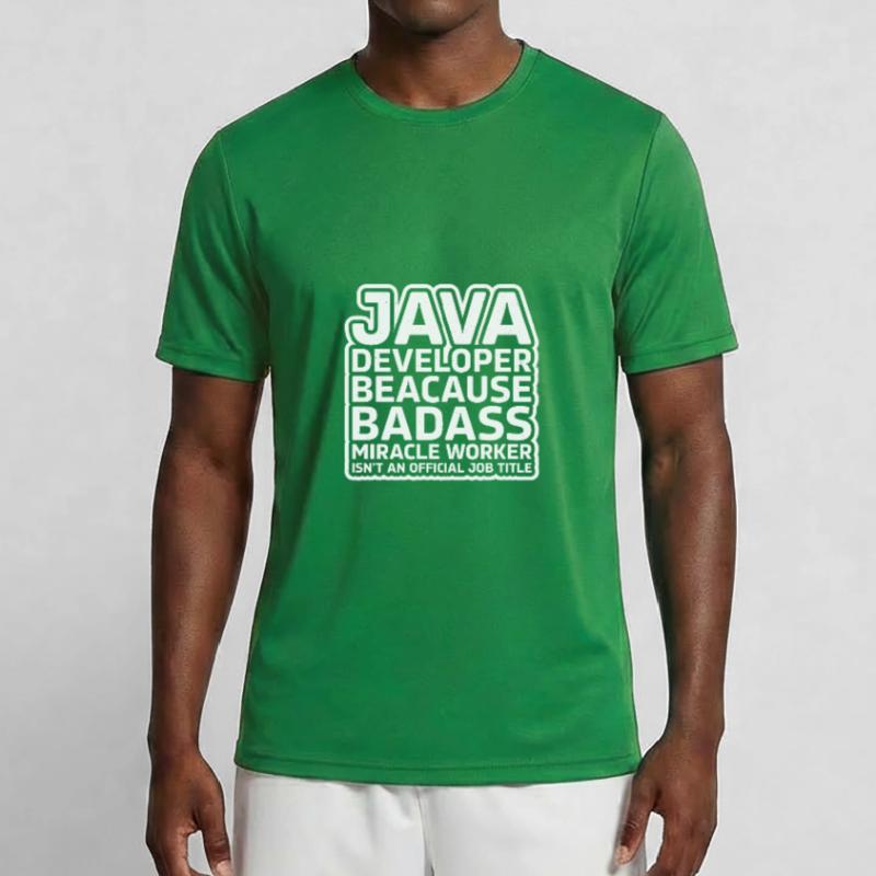 Java Developer Badass Männer Funktions-T-Shirt