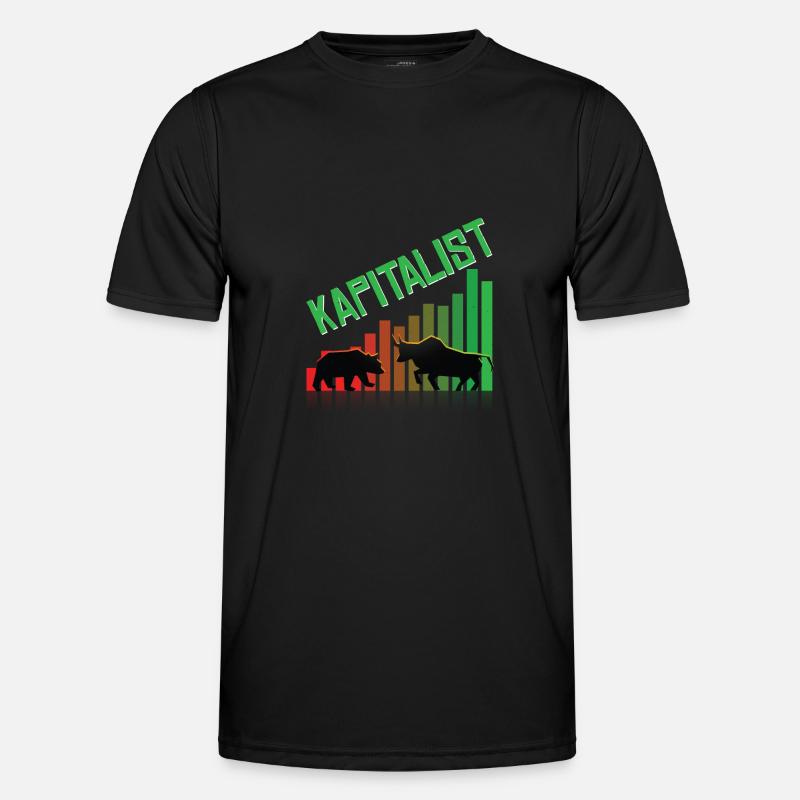Stock Exchange Shares Capitalist Men's Functional T-Shirt