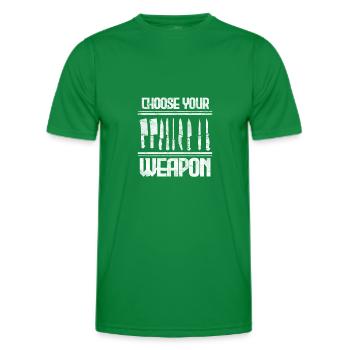 Cuisinier - T-shirt sport Homme - vert - Devant - AI Model Male 178 dark (178cm)