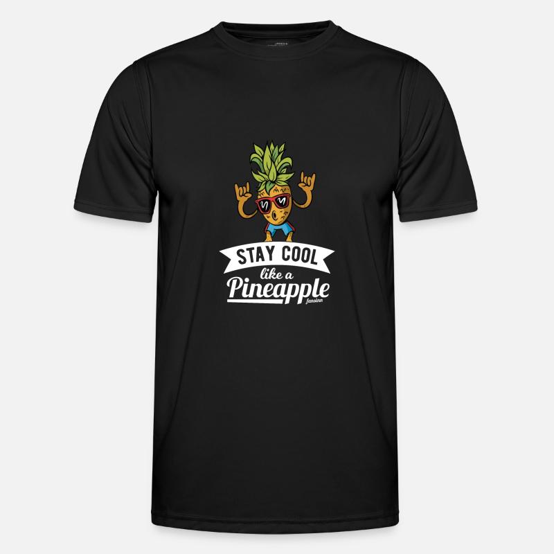 Pineapple - Men's Functional T-Shirt - black