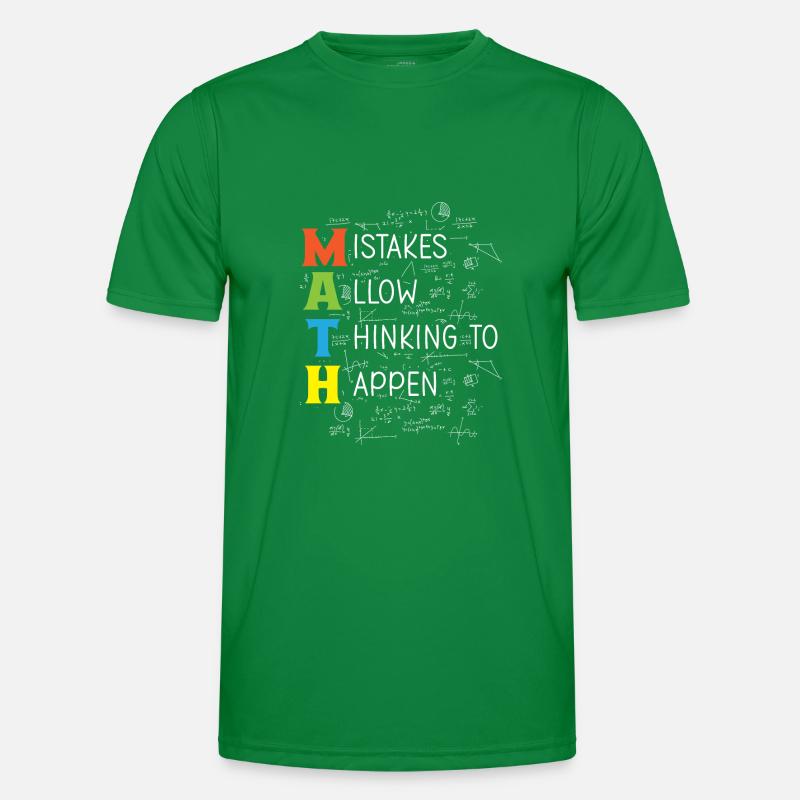 MATH Mistakes Allow Thinking To Happen T-shirt sport Homme