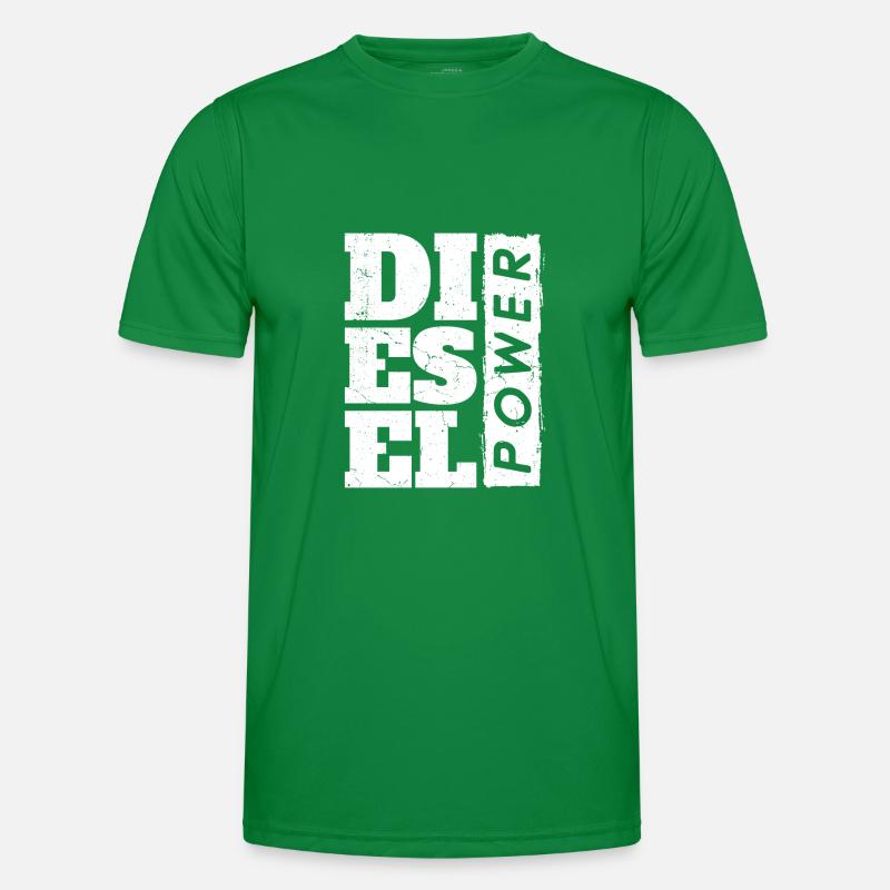 Diesel Power Rolling Coal Men's Functional T-Shirt