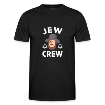 Jew Jewish Israelite Culture Israel Jewish Roots - Männer Funktions-T-Shirt - Schwarz - Vorne - AI Model Male 178 dark (178cm)