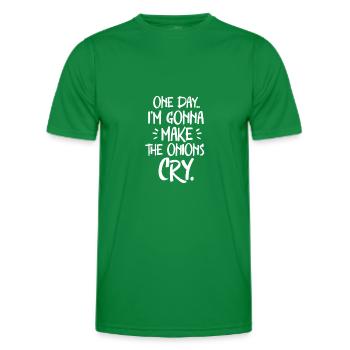 Cuisine cuisine cuisine cuisine restaurant chef cadeau - T-shirt sport Homme - vert - Devant - AI Model Male 178 dark (178cm)