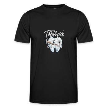 Zahnarzt - Männer Funktions-T-Shirt - Schwarz - Vorne - AI Model Male 178 dark (178cm)