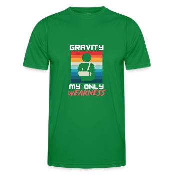 Broken Hand Broken Arm Broken Bones Funny Broken - Männer Funktions-T-Shirt - Kelly Green - Vorne - AI Model Male 178 dark (178cm)