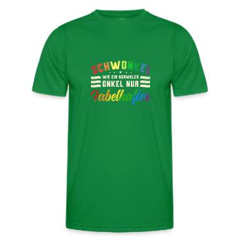 LGBT komisch - Männer Funktions-T-Shirt - Kelly Green - Vorne - AI Model Male 178 dark (178cm)