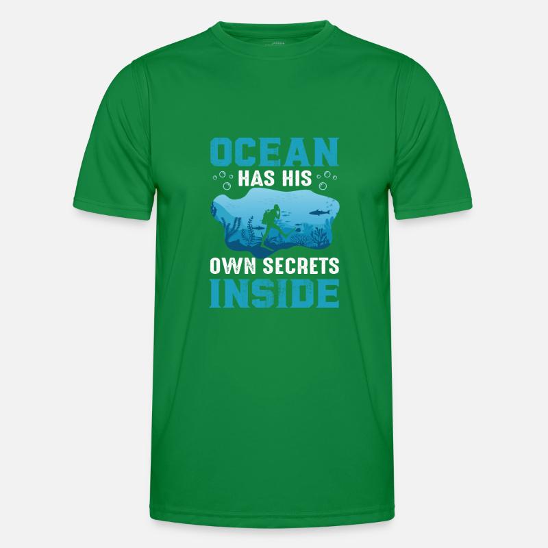 Ocean a ses propres secrets de plongée T-shirt sport Homme