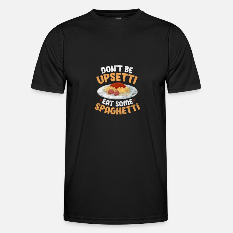 Spaghetti Männer Funktions-T-Shirt