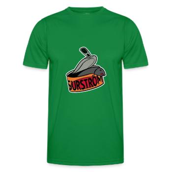 Sürströmming Fish Poop Fish Canned Gift - T-shirt sport Homme - vert - Devant - AI Model Male 178 dark (178cm)