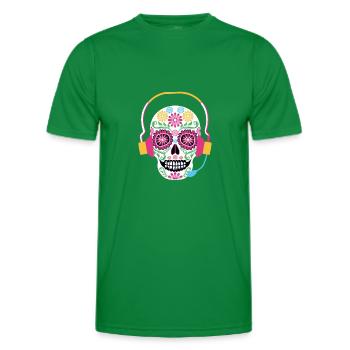 Emergency dispatcher 112 Ambulance Fire Brigade - Men's Functional T-Shirt - kelly green - Front - AI Model Male 178 dark (178cm)